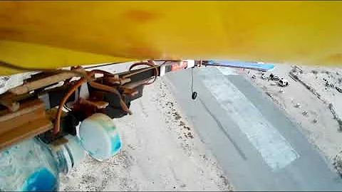 RC plane water drop video