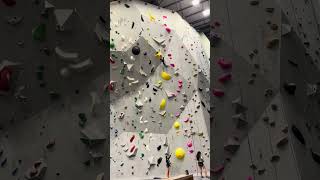 Brian on Yellow Overhung 5.12a (7a+) | Mesa Rim (North City) - San Marcos, CA 11/17/2024