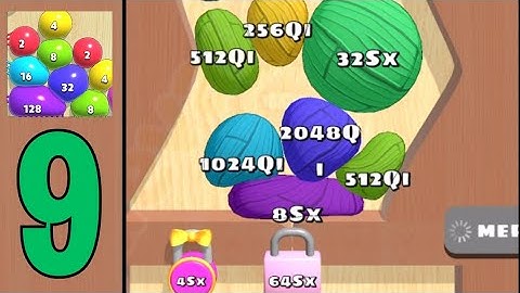 Blob Merge 3D 2048Qi, 4Sx, 8Sx, 16Sx, 32Sx - iOS Android 2048 gameplay #devagamezone #blobmerge3d