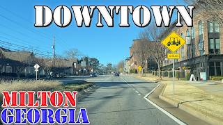 Milton - Georgia - 4K Downtown Drive