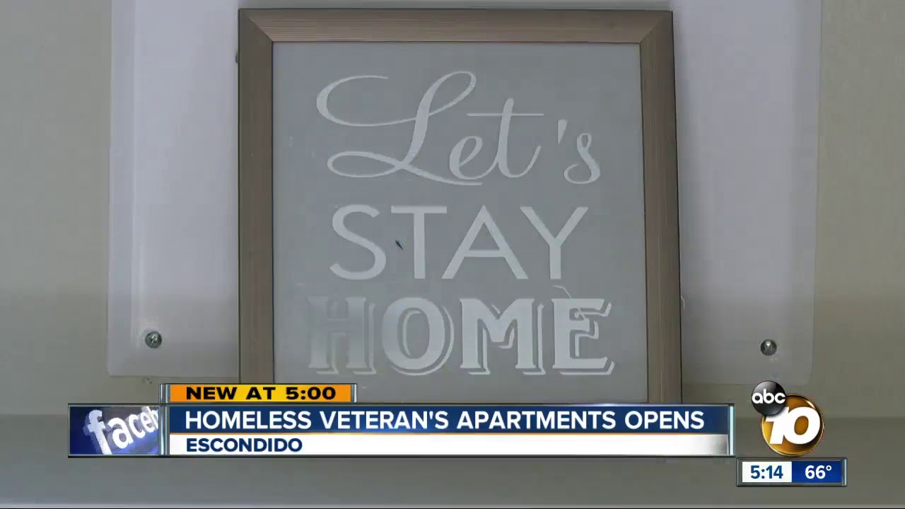 New homeless apartments in Escondido to begin moving veterans in