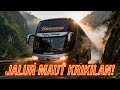 NEKAT! Bus Bimasena Putra Pelangi Taklukkan Jalur Maut Krikilan & Gumitir!