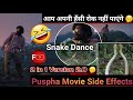 Teri jhalak asharfi srivalli vs snakes trying it  pushpa movie side effects funnyno1 dance