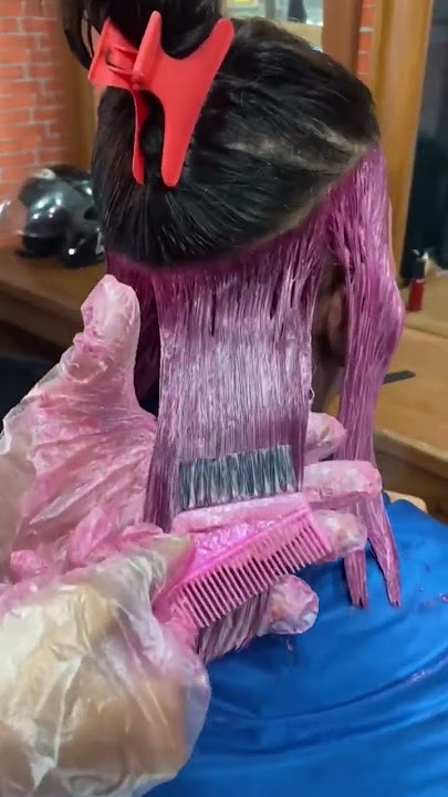 Peek a boo hair color Rekomendasi trend warna rambut #coloring #salon