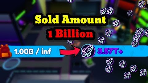Selling 1 Billion Inf Backpack In The Cyber Galaxy| Mining Simulator 2