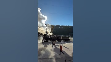 Shay Locomotive Repositioning to the front  #railroadhistory #trains #railroad #casswestva #fypシ