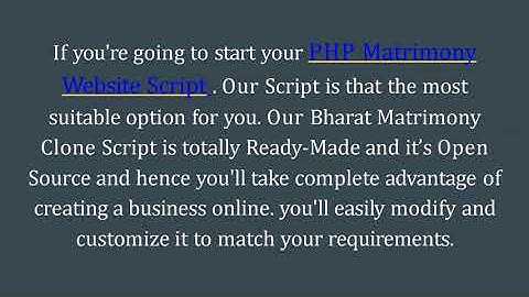 Best Bharat Matrimony Clone Script -  DOD IT Solutions