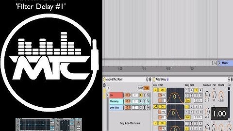 Ableton Live  - How To Use The Filter Delay #1