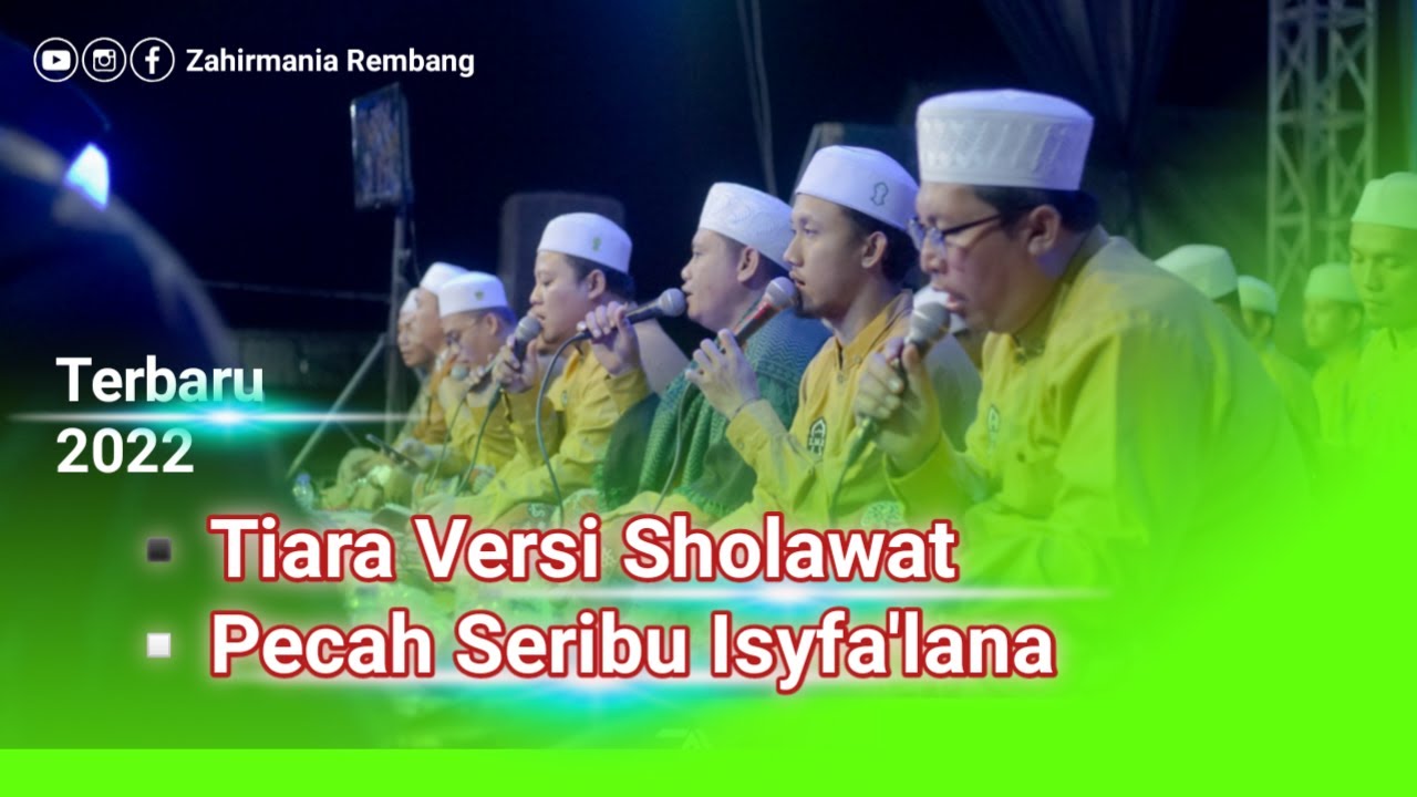 TERBARU TERHITS TIARA PECAH SERIBU VERSI SHOLAWAT Hadroh ZMR YouTube