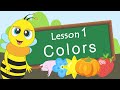 Colors lesson 1 educational for children early childhood development