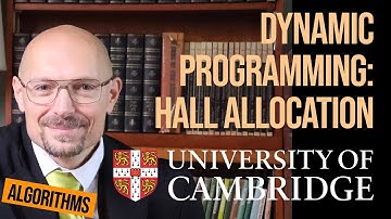 Algorithms: hall allocation (dynamic programming example)