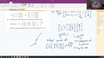 Row and Column Pictures - Example 2.1 #9 and 2.1 #10