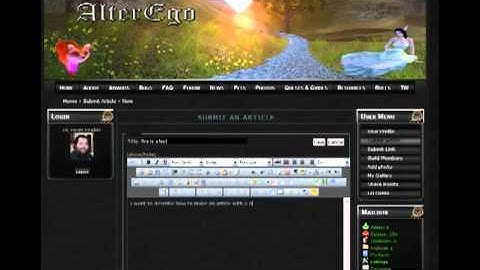 how to create article in joomla 1.5