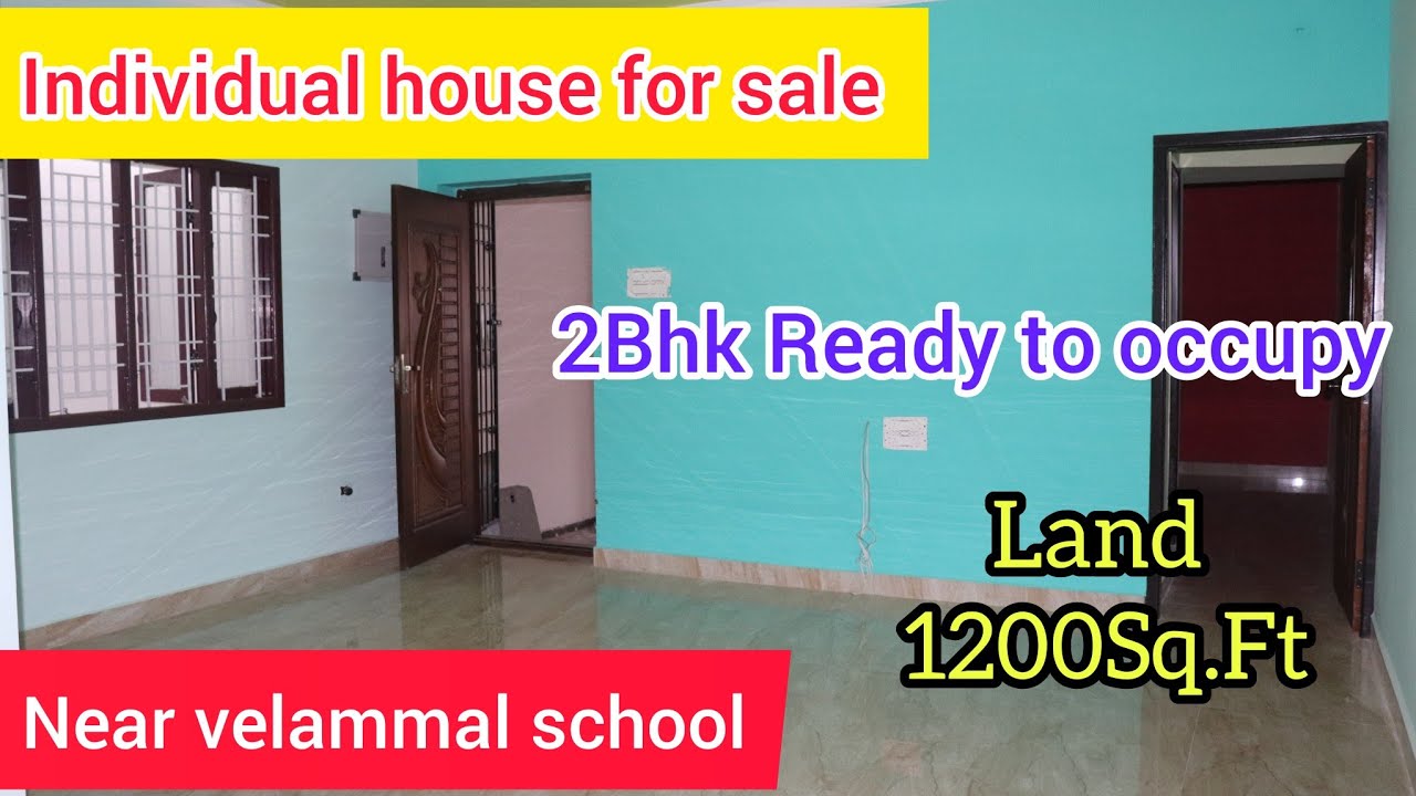 2Bhk individual house for sale🏘1200sq landDTCP approvedguduvanchery 