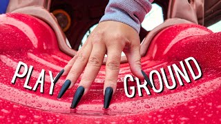 Playground ASMR in the Rain🛴 (Fast Aggressive)