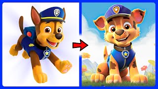 🦁 PAW PATROL as LION 🦴 All Characters 2023