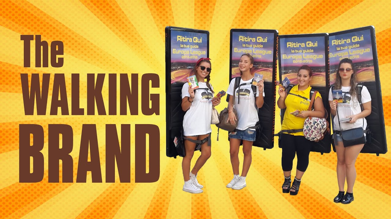 The Walking Brand - La Pubblicità che Cammina - YouTube