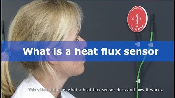 What is a heat flux sensor and how does it work?