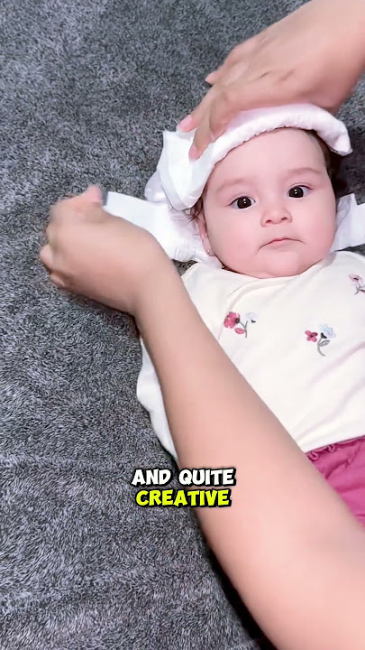 Diapers for Baby's Head #shorts #cutebaby #babies #baby #shortsfeed #funny #babies