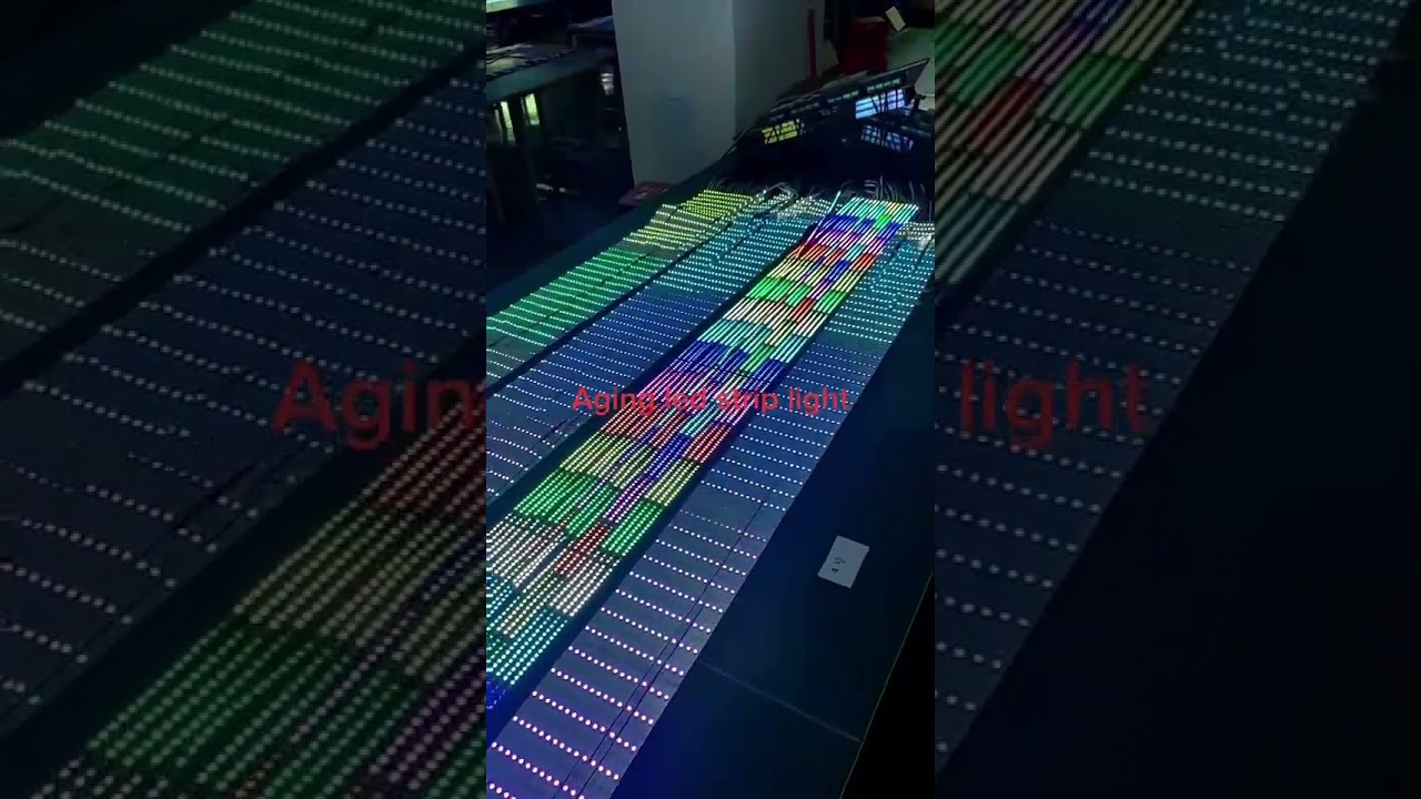 MSHLED LED strip light aging test 