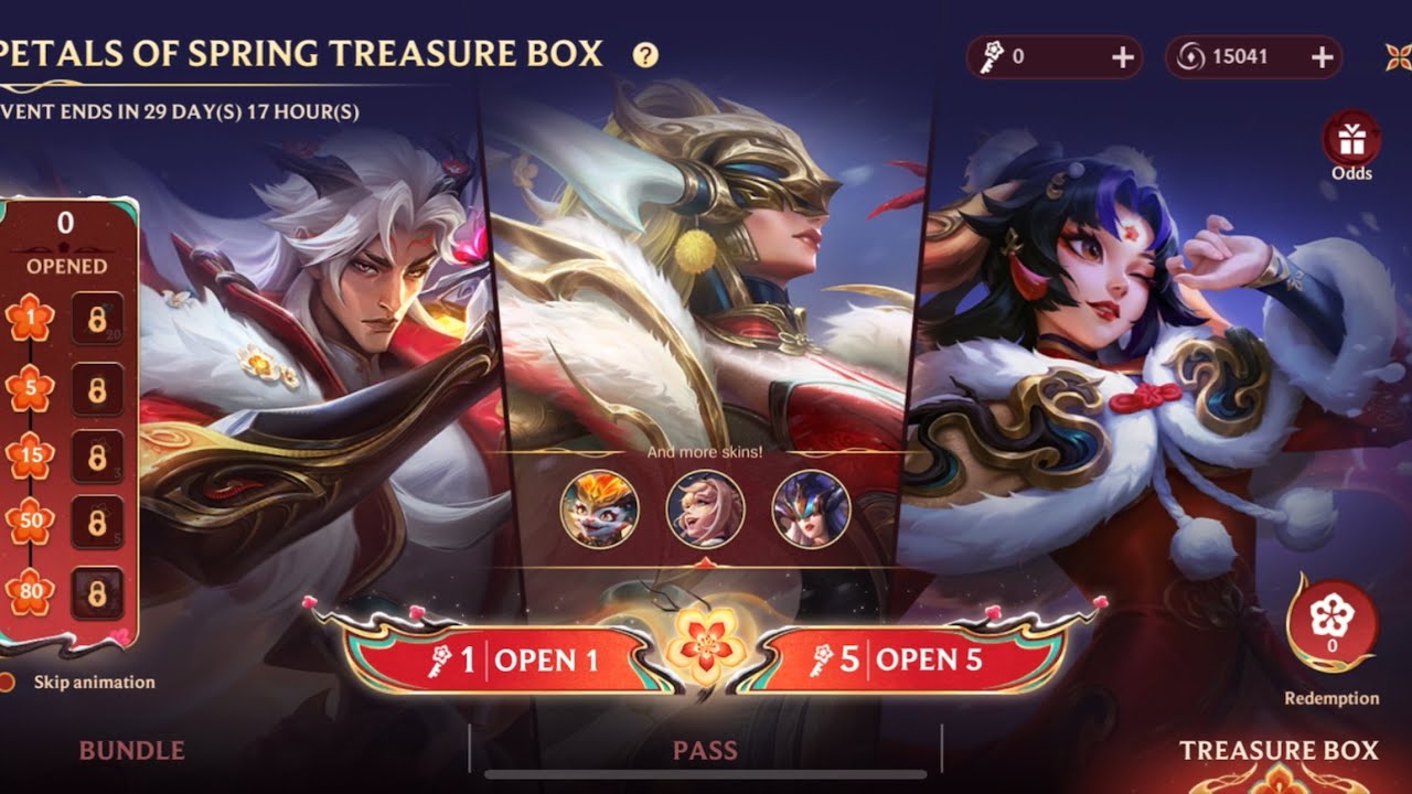 13.000 Wild Cores spent for Petals of Spring gacha and Prestige Dragon Lantern Aatrox pulls 