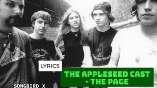 The Appleseed Cast - The Page (Lyrics)