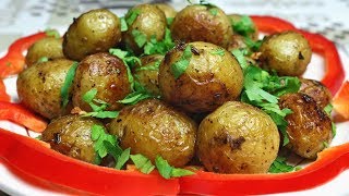 СУПЕР вкусная молодая картошечка с чесноком на сковороде! СУПЕР вкусная молодая картошечка с чесноком на сковороде!