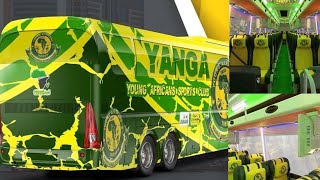 Hatari Bus la yanga lapakwa rangi ndiyo bus kali kuliko yote Tanzania