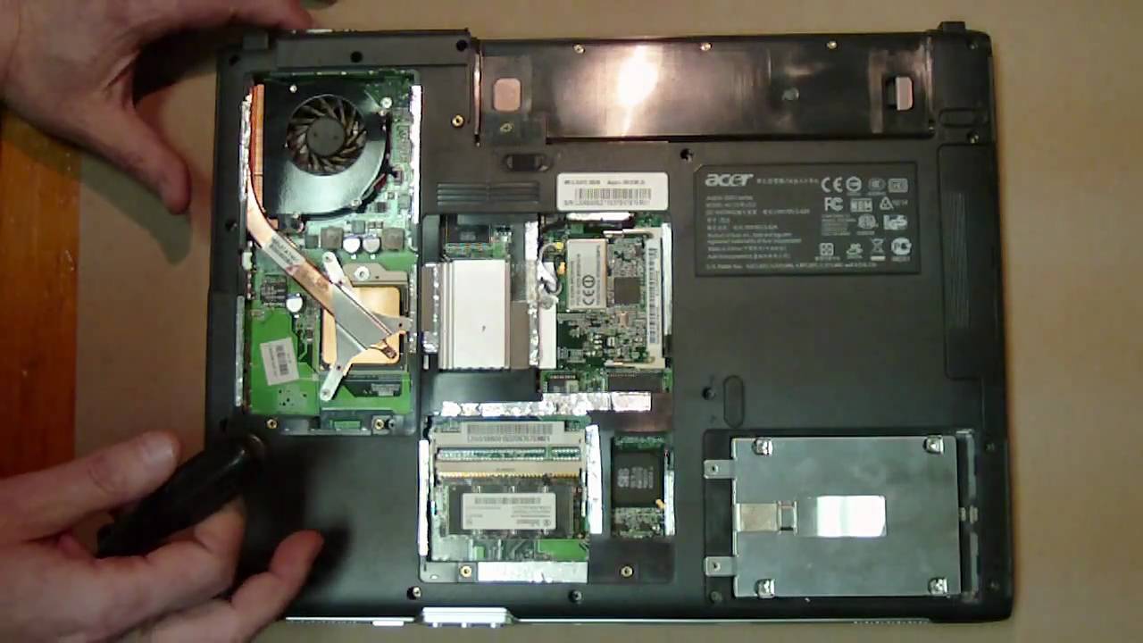 ACER Aspire 3000 Series ZL5 Laptop Repair Teardown - YouTube