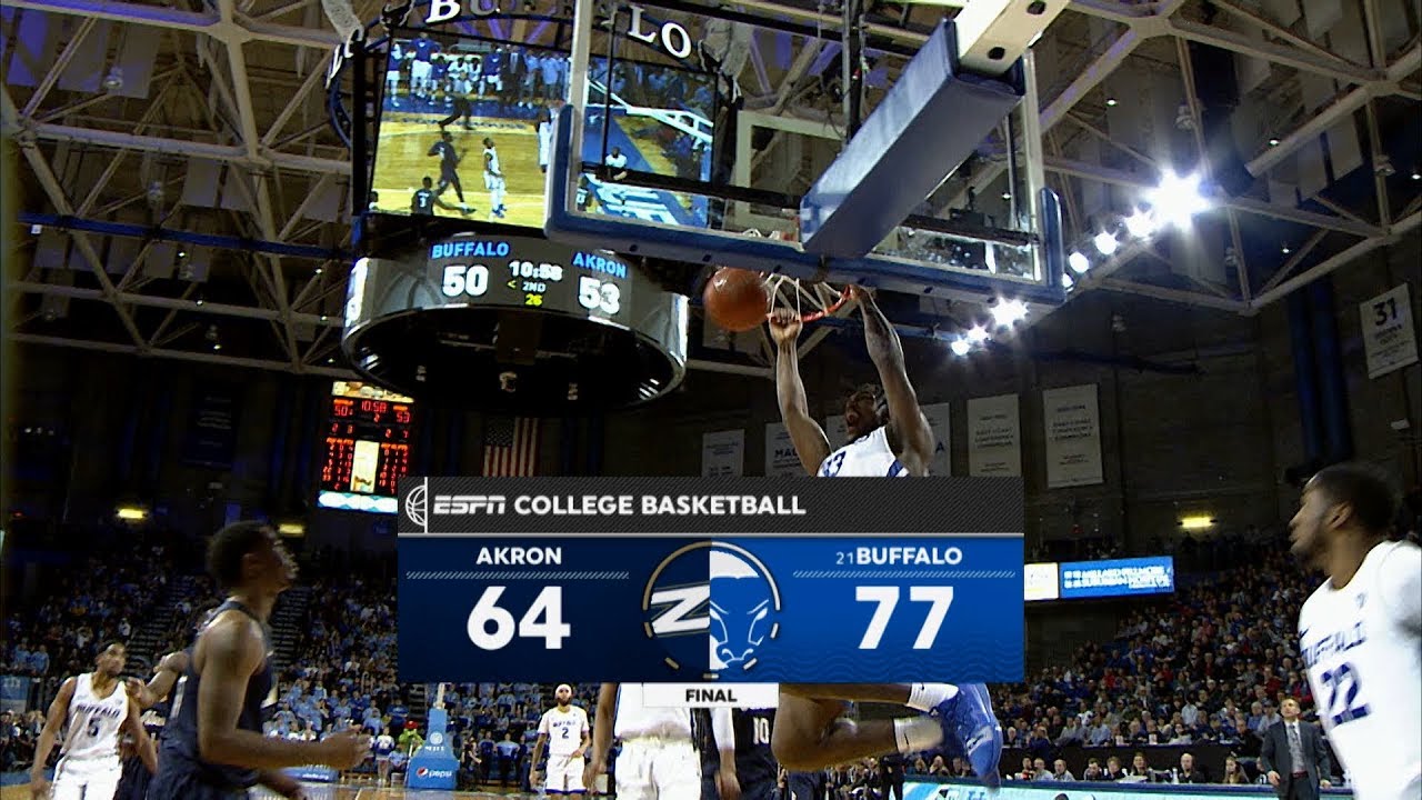 UB Men's Basketball vs Akron Post Game Recap Feb 26, 2019 YouTube