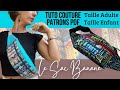 Tuto couture et patrons pfd le sac banane taille adulte et enfant