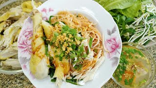 HỦ TIẾU GÀ KHÔ – Cách làm nhanh gọn