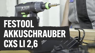 Festool Akku-Bohrschrauber CXS 2,6-Plus576092
