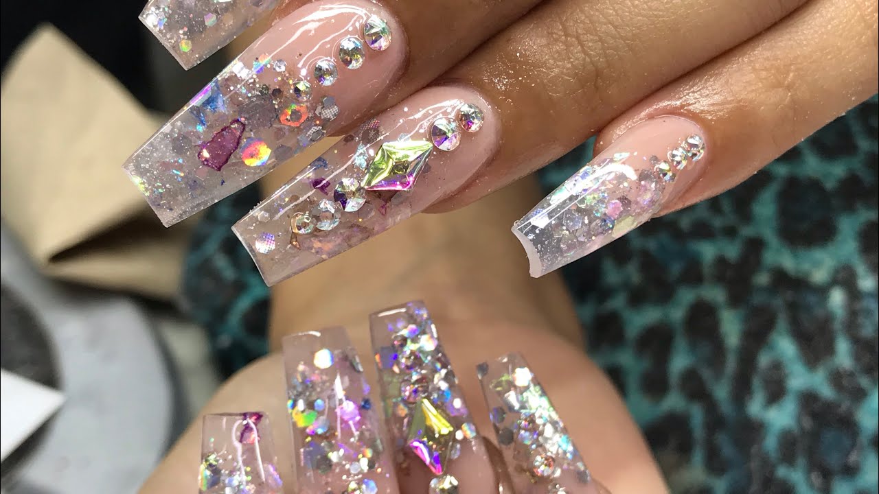 Uñas acrilicas encapsuladas /luliznails - YouTube