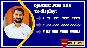 Class 10 | QBASIC || Program to display the given series