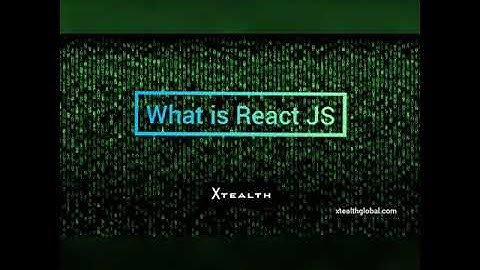 What is React JS | XTEALTH #ytshorts #shorts  #reactjs #react #ai #reactnative