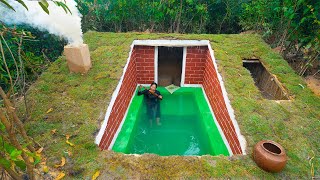 Girl Live Off Grid, Built The Most Secret Underground Swimming Pool Villa to Live