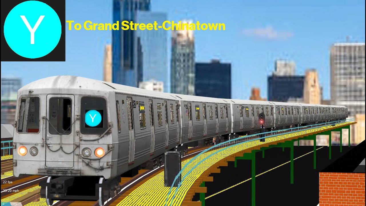 Y Train Line OpenBVE Fiction: Y Train To Grand Street-Chinatown (R46) - YouTube