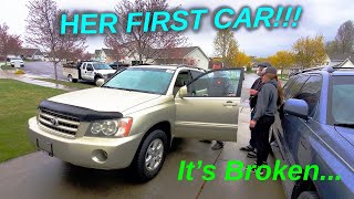We bought a 2001 Toyota Highlander from the auto auction for our daughter.. it has VVT issues?