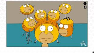 The Homer Drums - Browser Game - Demo 1