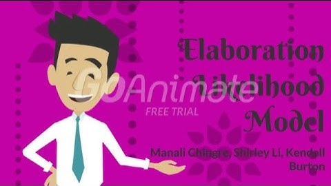 Elaboration Likelihood Model