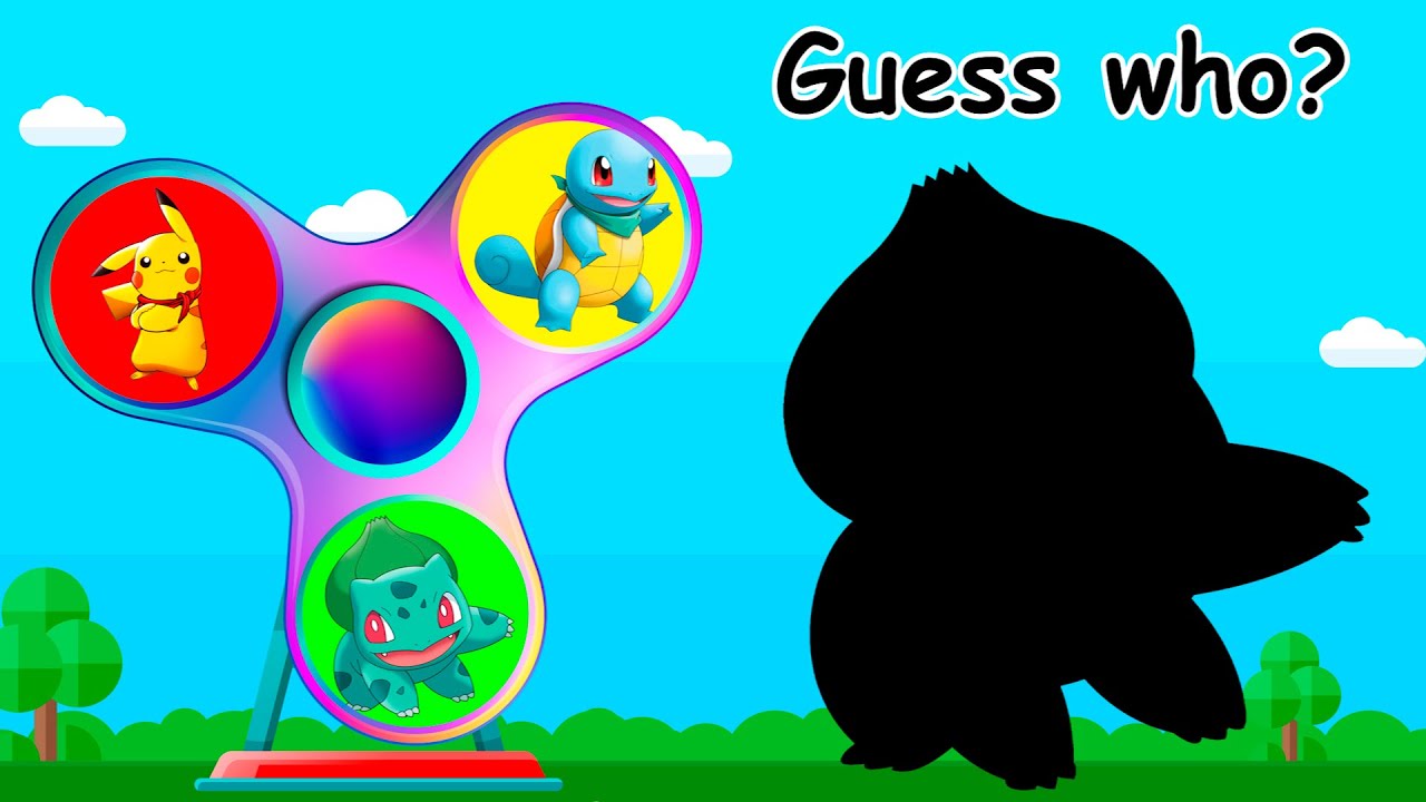 Guess Who. Who's Next. Learn & Play with Pokémon. Pokémon Kids TV. Pikachu, Squirtle, Bulba