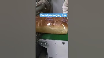 Automatic bread packaging line