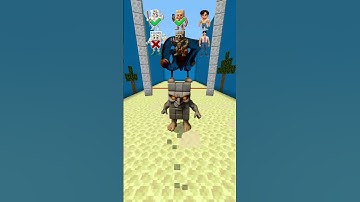 Italian Brainrot VS Closing Door P.9 #minecraft #brainrot