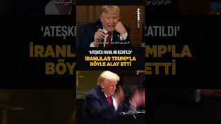 İranlılar Trumpla Böyle Dalga Geçti