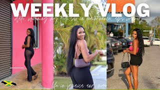 VLOG - IM SICK IN JAMAICA, lunch date w/a boy, new puppy, laundry routine,  teeth whiten + more