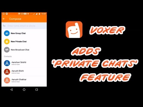 Voxer Adds 'Private Chats' Feature