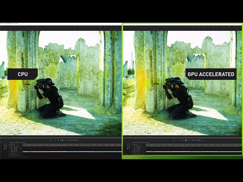 GPU-Acceleration Benefits in Adobe Premiere Pro with NVIDIA | NVIDIA Studio