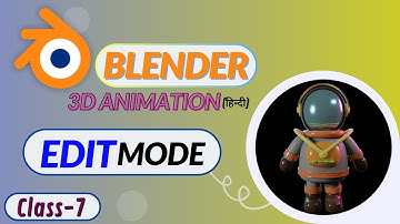 Class- 7 | User Interface | Edit Mode | Loop Cut, Extrude, Inset, Bevel | Blender Beginner Tutorials