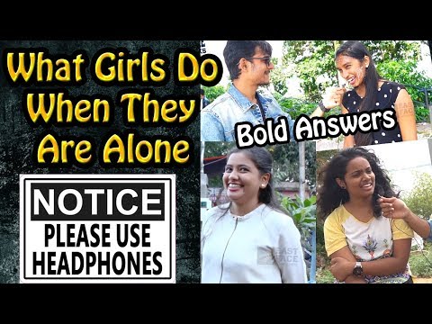 what-girls-do-when-they-are-alone-|-hyderabadi-girls-bold-answers-|-dhanush-sravanam-|-movie-bricks